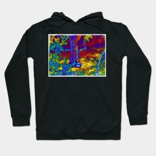 Girl reading by the Tree Hoodie